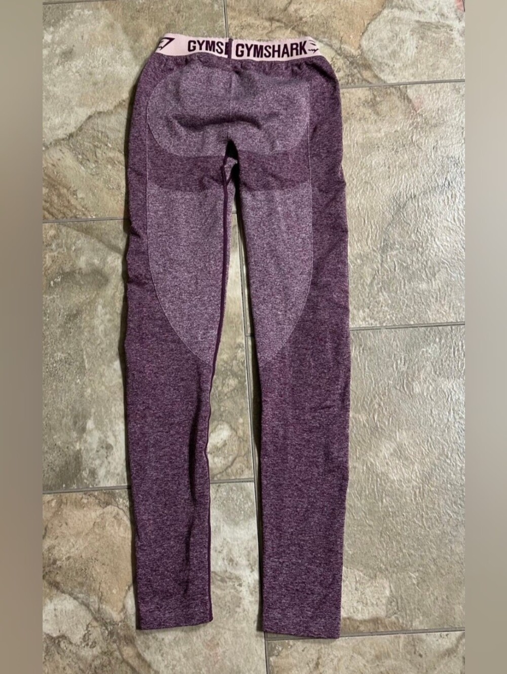 Gymshark Marled Purple High-Rise Leggings Size Small. - Picture 5 of 5